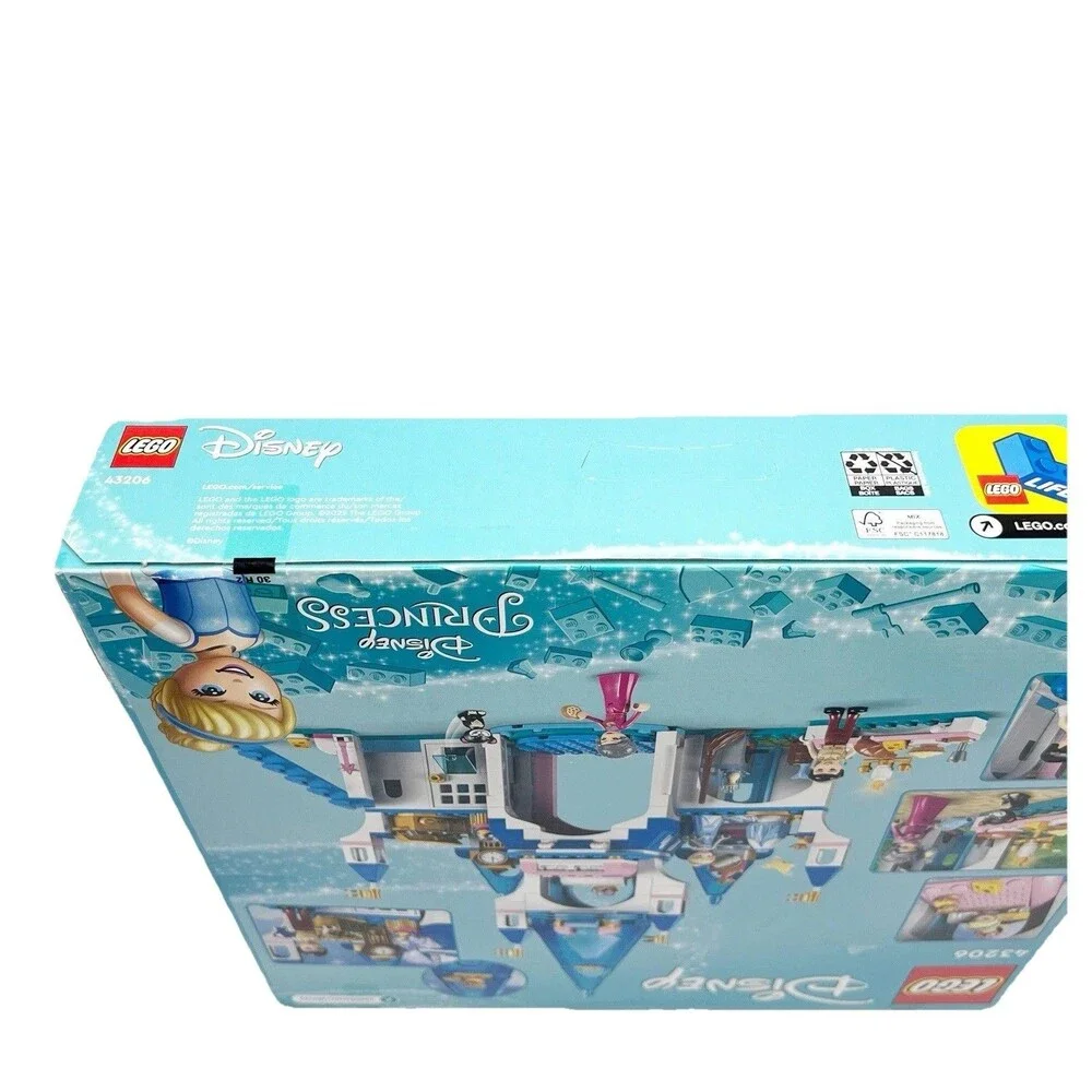 LEGO Disney Cinderella and Prince Charmings Castle 43206 NEW Sealed *READ